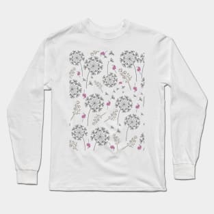 Stylish Poho Pattern Floral Phone Case Long Sleeve T-Shirt